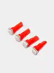 Красный автомобильные светодиодные лампы T5 LED и огни для подсветки салона и приборной панели