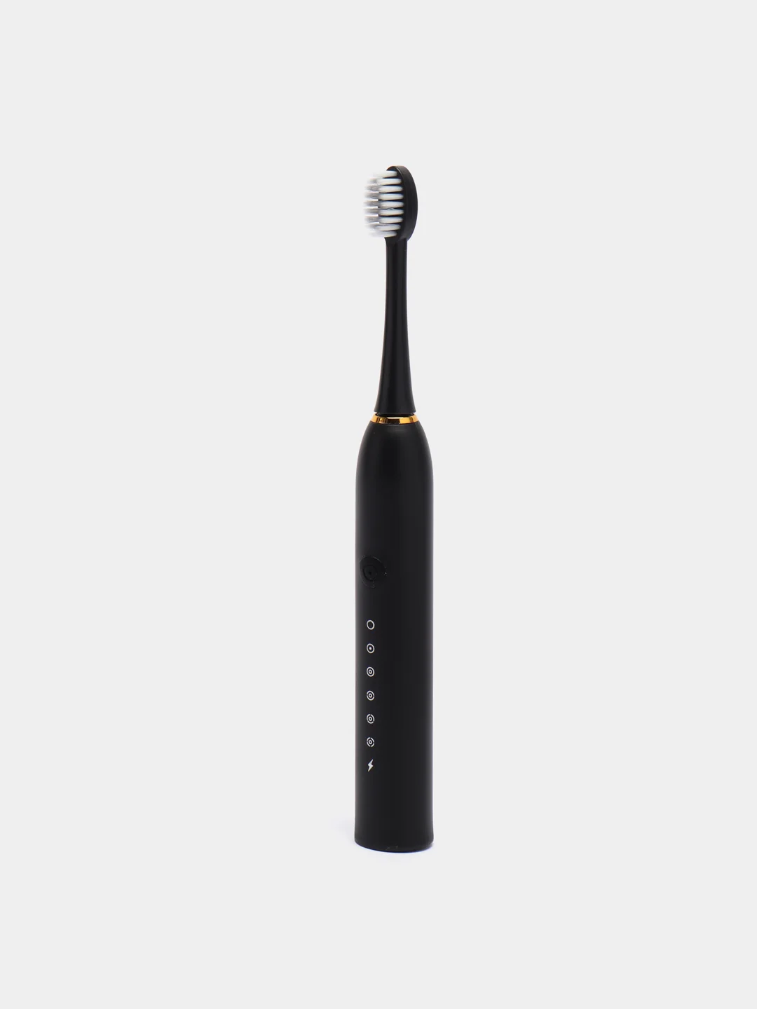 Черный электрическая зубная щетка, звуковая щетка 6 режимов 4 насадки SONIC TOOTHBRUSH X-3