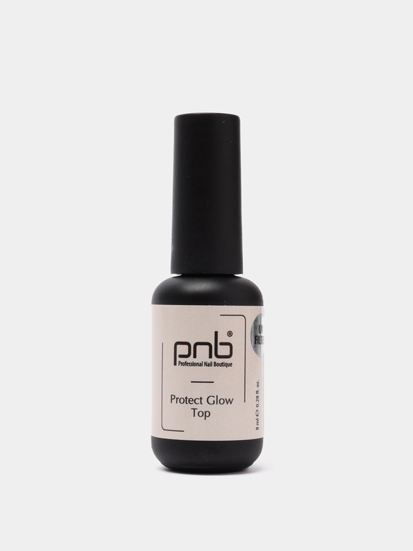 Закрепитель для гель-лака Защита Блеска с УФ фильтрами Protect Glow TOP PNB