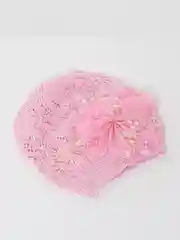 Конфетный шапка вязаная, детская, хлопок