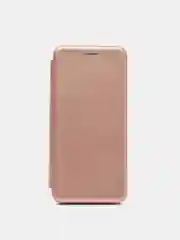 Розовый чехол книжка Samsung Galaxy A12, M12 с функцией подставки Самсунг А12, М12