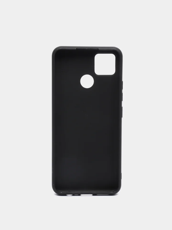 Черный чехол Realme C25, Realme C25S Реалми С25 / С25С силиконовый цветной матовый