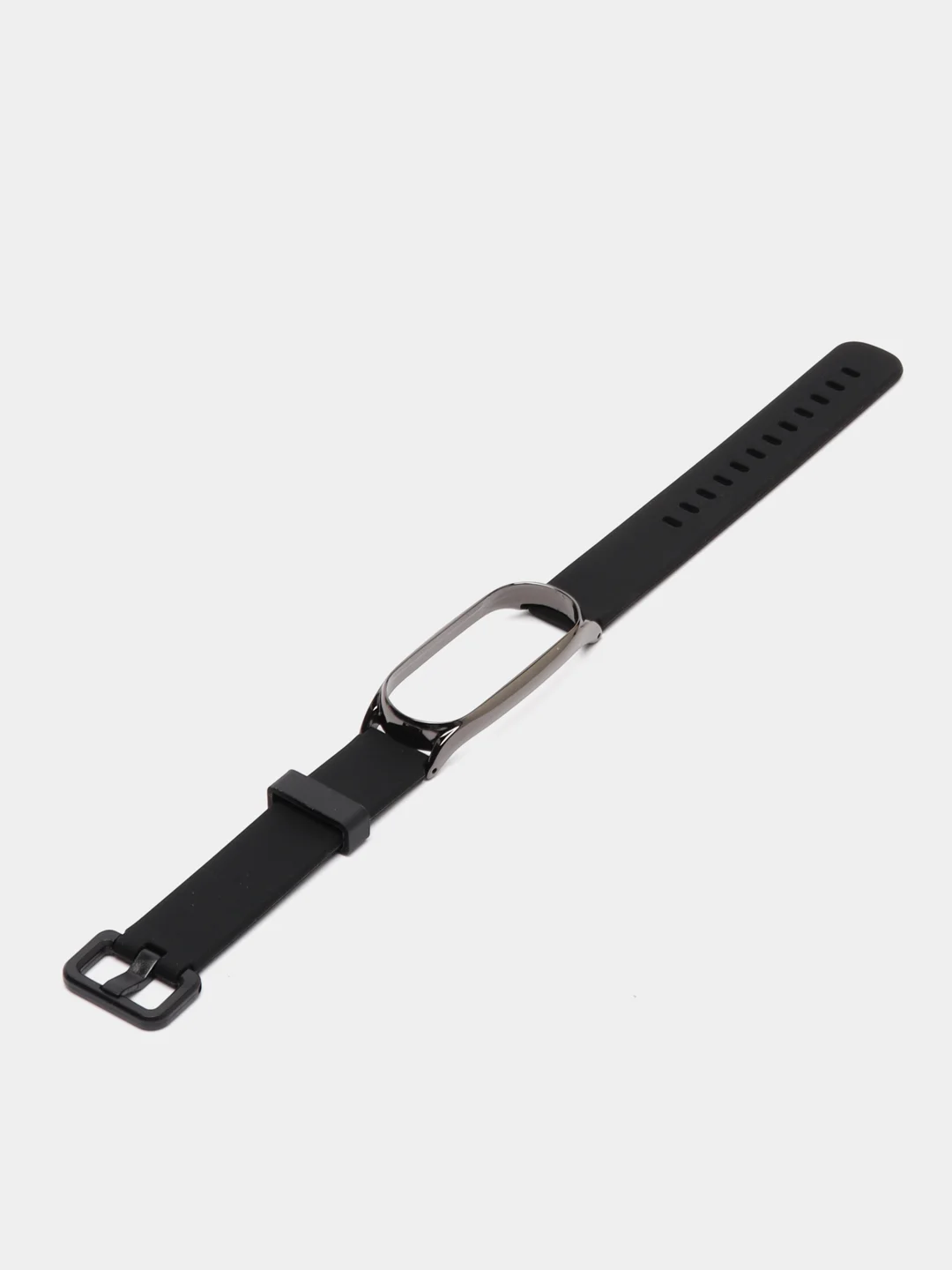 Хаки ремешок для Xiaomi mi band 3, 4, 5, 6, фирменный силиконовый, с металлической капсулой