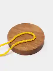 Желтый бусины с гранями, 2 мм, стеклянные, матовые