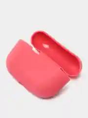 Багровый силиконовый чехол для наушников Apple Airpods Pro