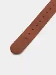 Коричневый фирменный кожаный ремешок для Xiaomi mi band 3, 4, 5, 6