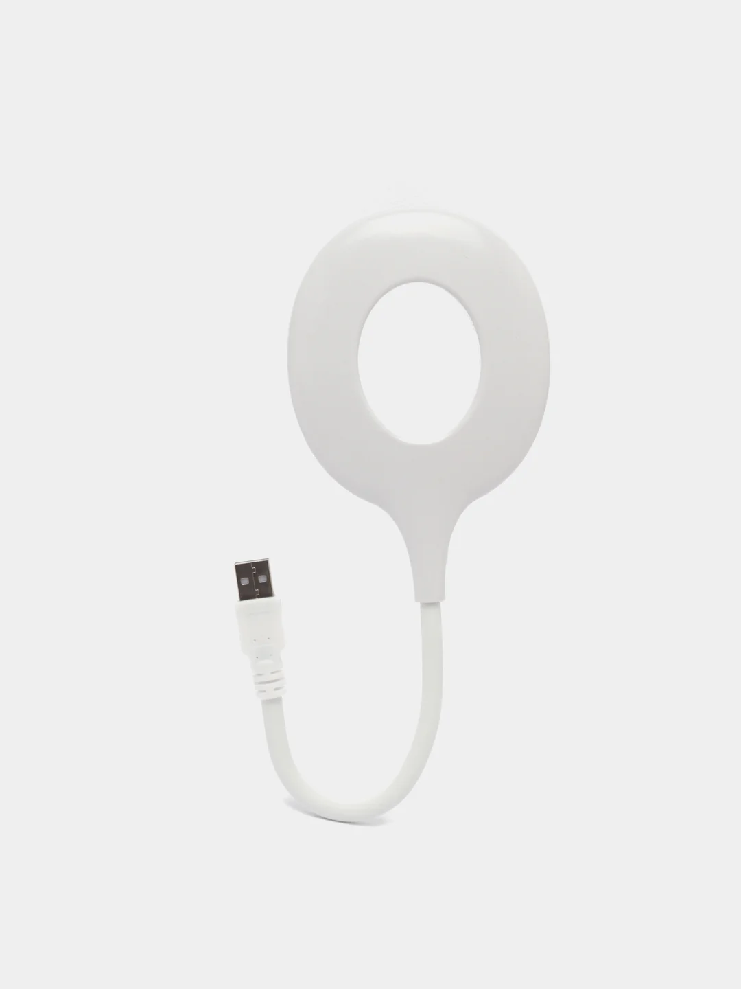 Белый кольцевая светодиодная лампа USB