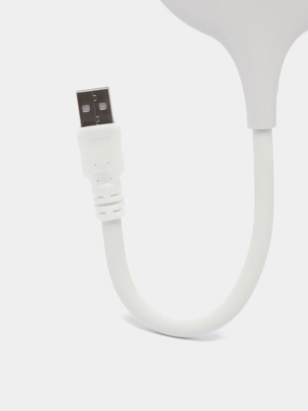 Белый кольцевая светодиодная лампа USB