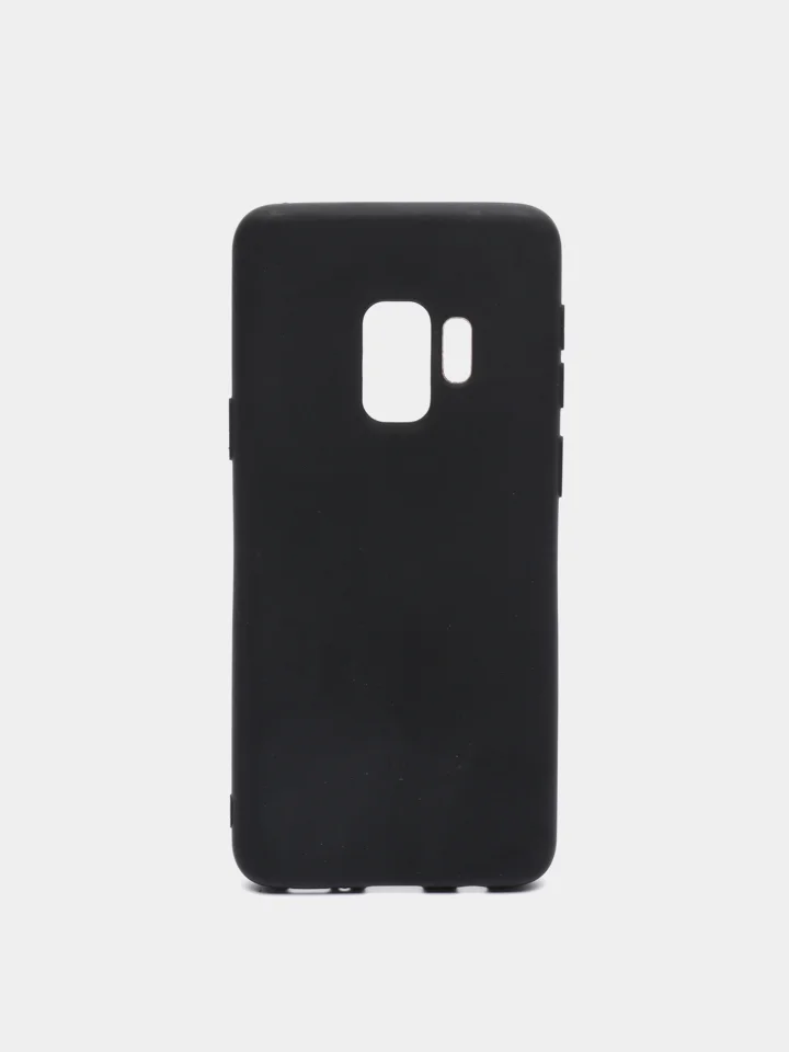 Чехол Samsung Galaxy S9, Самсунг Галакси С9 черный силиконовый