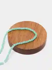 Мятный бусины с гранями, 2 мм, стеклянные, матовые