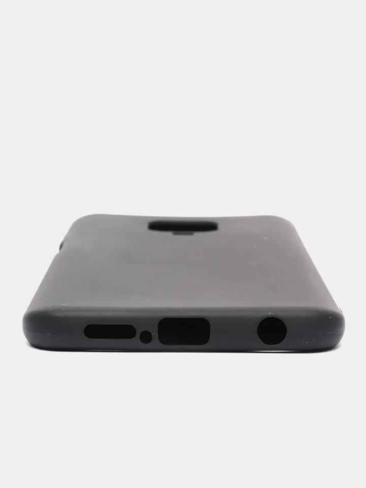 Черный чехол Xiaomi Redmi Note 9 Pro / Note 9 Pro Max / Note 9S силиконовый цветной матовый