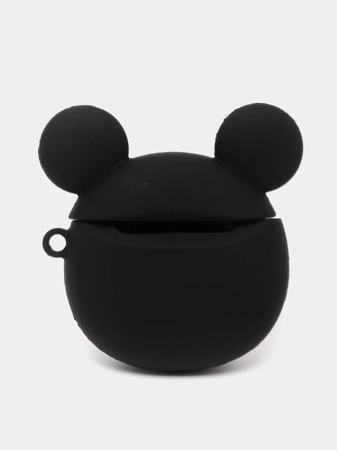 Бежевый чехол для беспроводных наушников AirPods 1/2, с карабином, силиконовый