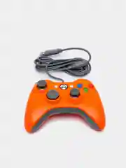 Оранжевый геймпад для XBox 360, проводной
