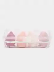 Розовый спонж для макияжа, 4 штуки
