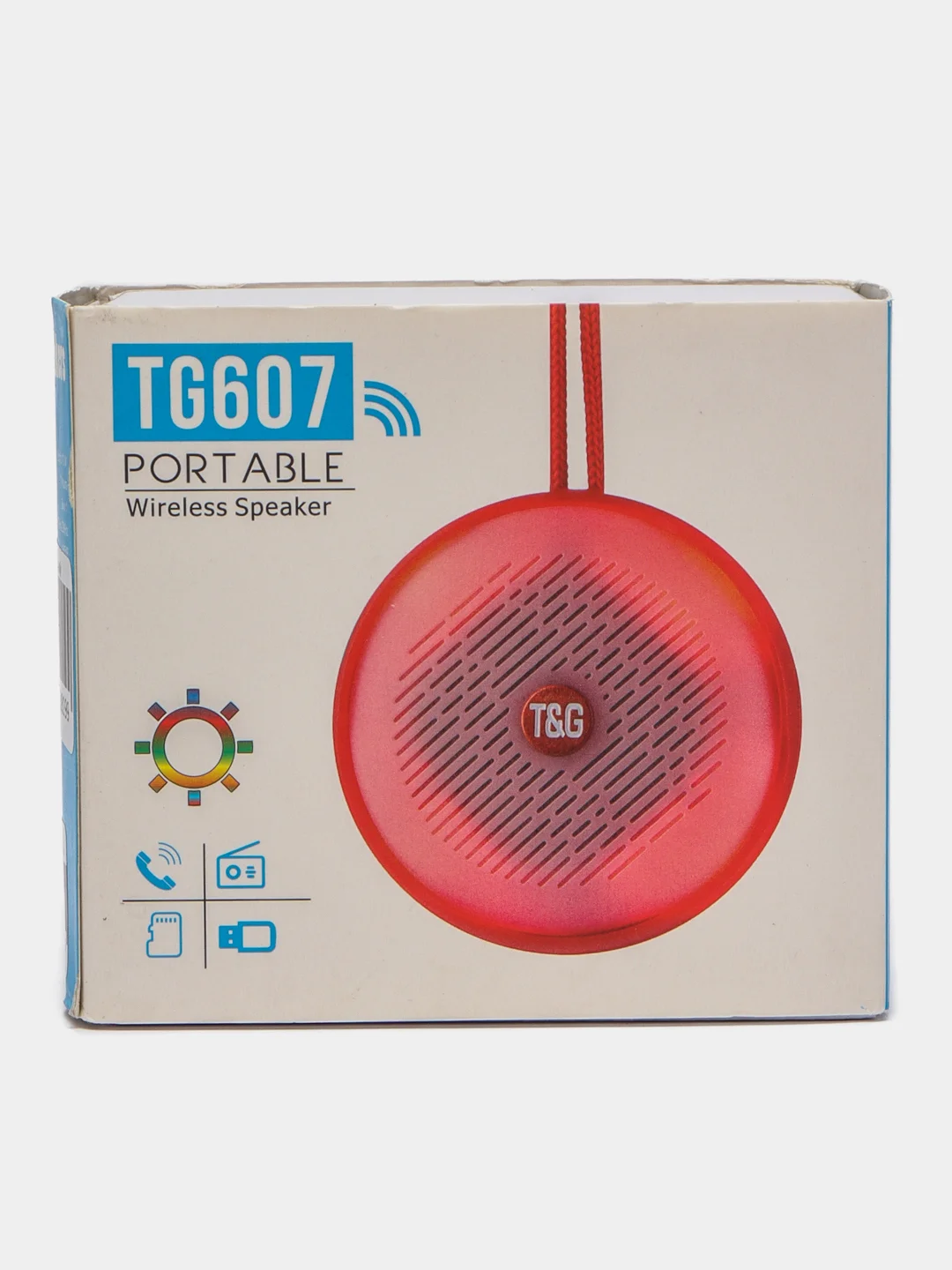 Синий колонка беспроводная Bluetooth TG 607