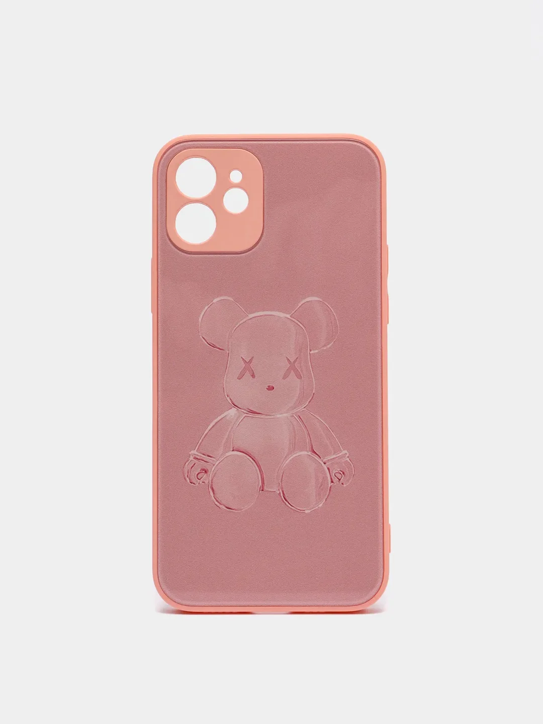 Манго силиконовый чехол для iPhone 12, со стеклянной панелью