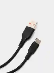 Белый usb кабель зарядный, 1.0м, DENMEN D01 2.4A, TypeC/MicroUSB/Lightning для Android и iPhone
