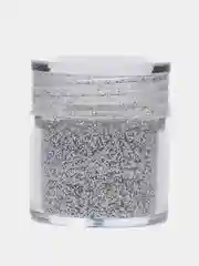 Серебряный блестки для творчества, глиттер