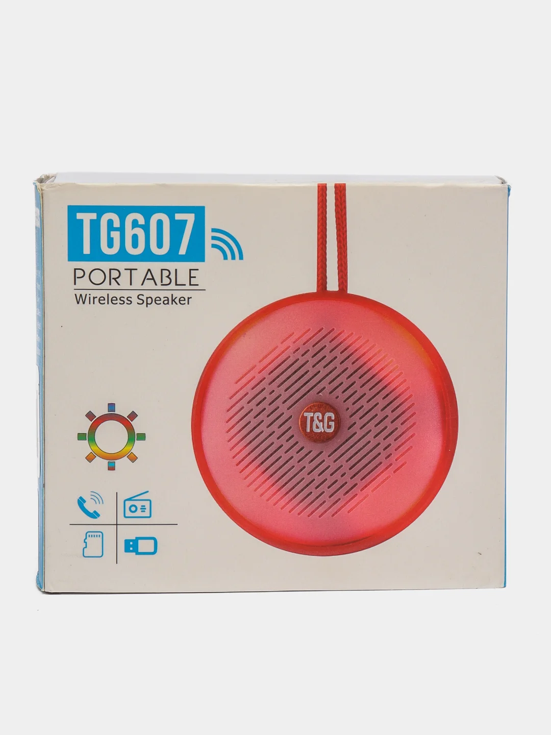 Черный колонка беспроводная Bluetooth TG 607