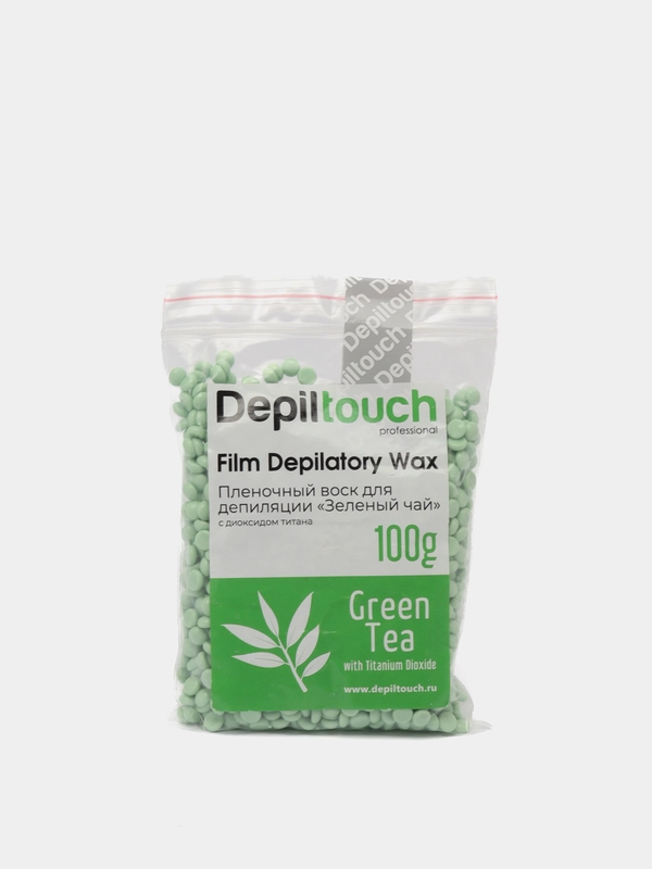Пленочный воск Depiltouch Professional Green Tea (Зеленый чай), 100 г