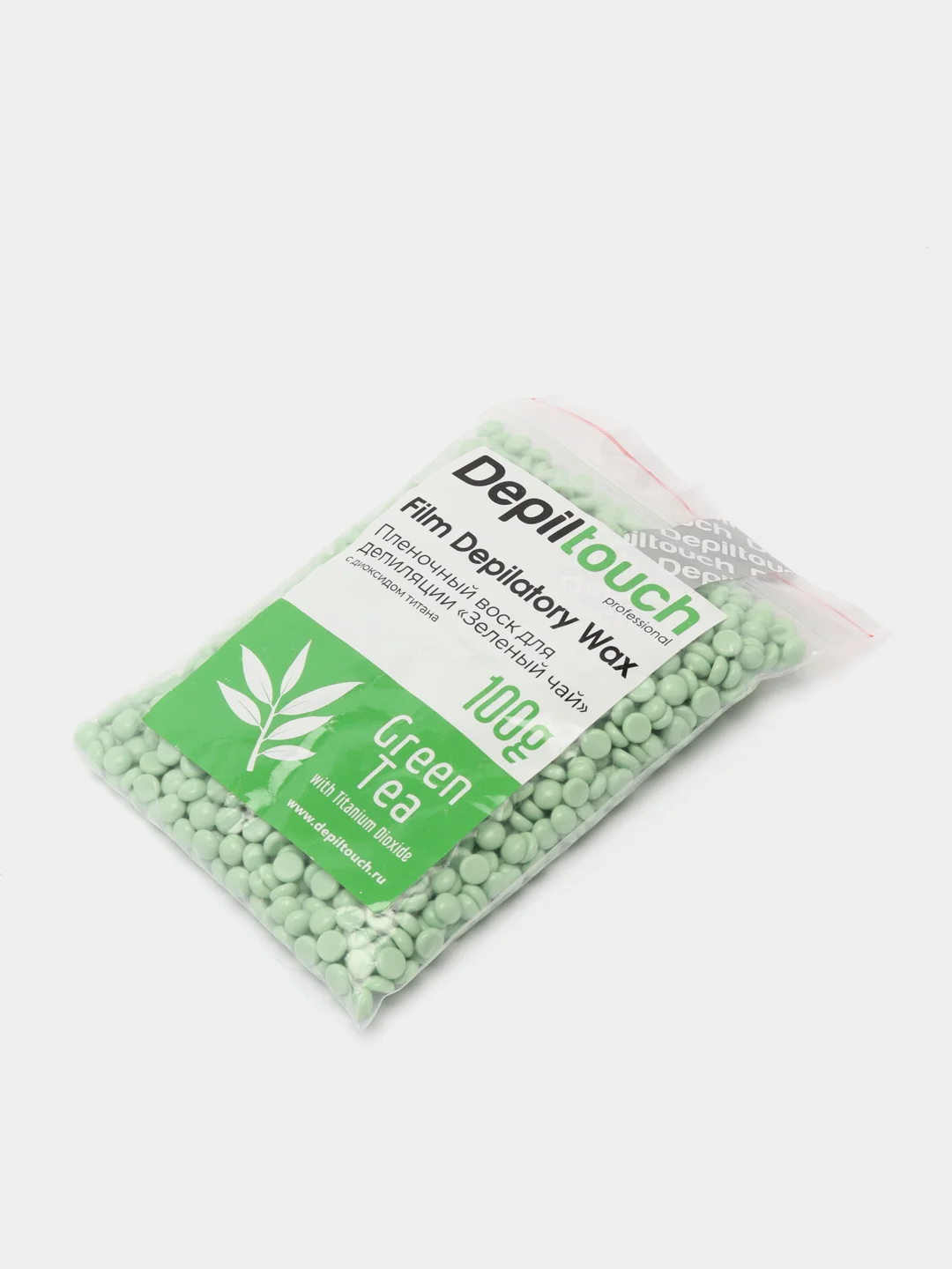 Пленочный воск Depiltouch Professional Green Tea (Зеленый чай), 100 г