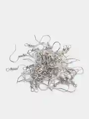 Серебряный швензы-крючки, основы для серёжек (4, 10, 20, 50 штук)