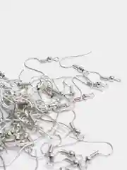 Серебряный швензы-крючки, основы для серёжек (4, 10, 20, 50 штук)