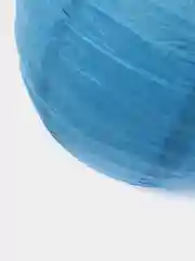 Синий меланж шар-фонарик бумажный для декора