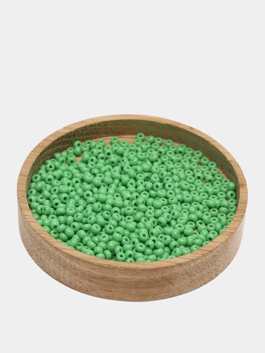 Лесной зеленый бисер чешский Preciosa, Чехия, № 10, Natural Opaque