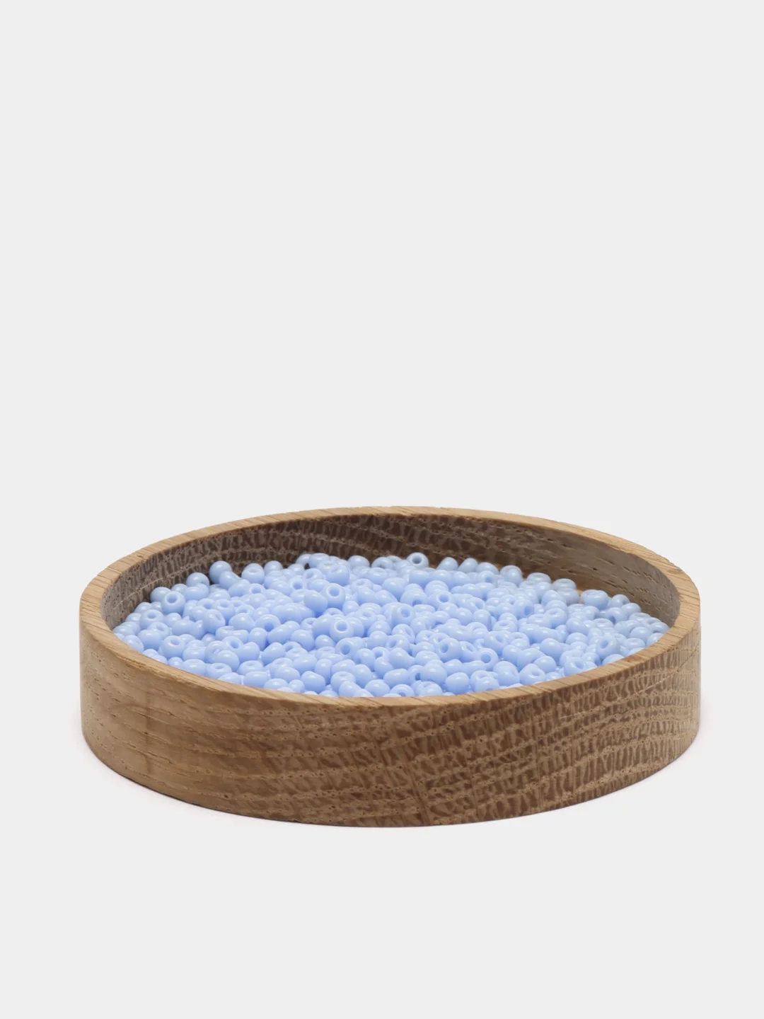 Голубой бисер чешский Preciosa, Чехия, № 10, Natural Opaque