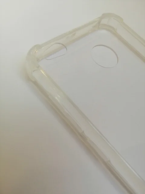 Прозрачный чехол Xiaomi Redmi 4, прозрачный, силиконовый, усиленный