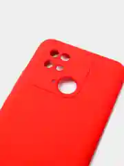 Красный чехол Xiaomi Poco C40, Redmi 10C не впитывающий грязь, не обтирается