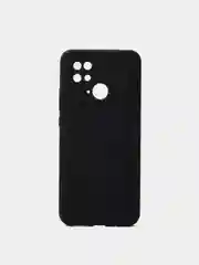 Черный чехол Xiaomi Poco C40, Redmi 10C не впитывающий грязь, не обтирается