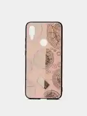Бежевый чехол накладка для Xiaomi Redmi 7A, redmi 5, redmi 9, note 7, note 8, стразы
