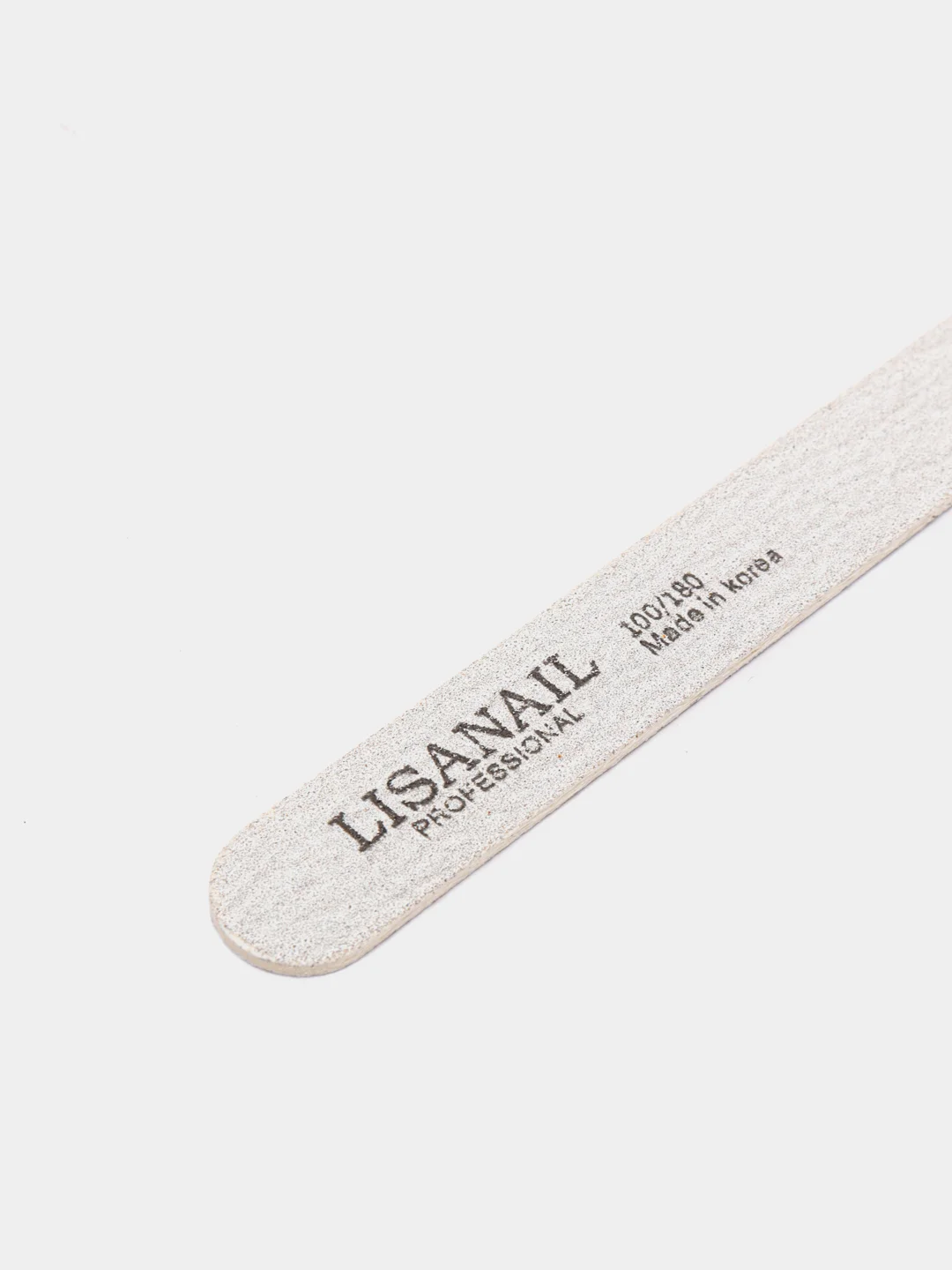 Пилка для ногтей LisaNails прямая, 17,5 см, 100/180 и 180/240