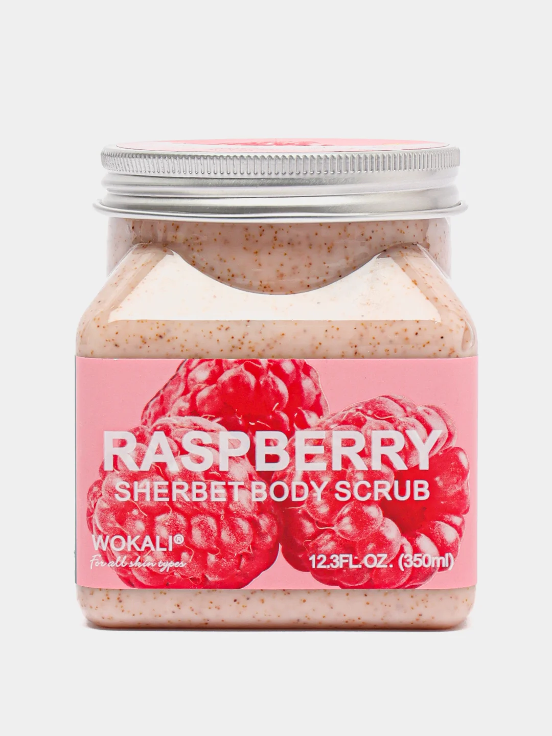 Марсала скраб для тела Wokali Sherbet Body Scrub, 350 мл отшелушивающий очищающий