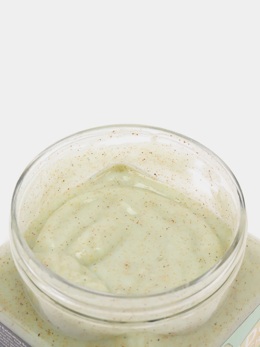 Зеленый скраб для тела Wokali Sherbet Body Scrub, 350 мл отшелушивающий очищающий