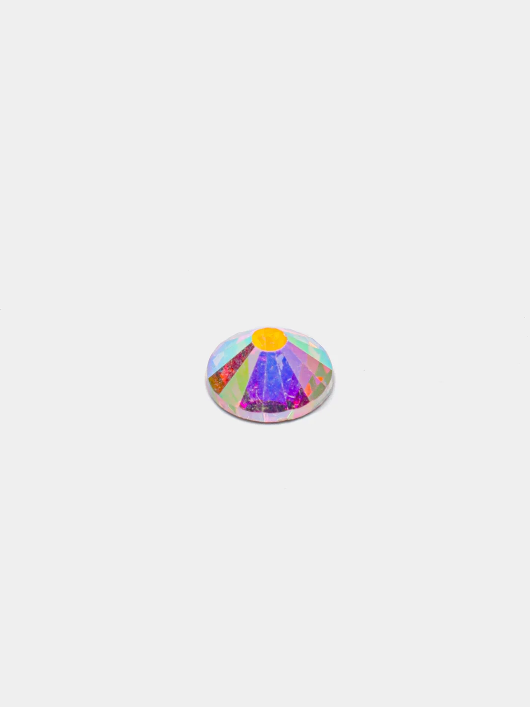 Термостразы Crystal AB ss34, стекло, горячая фиксация