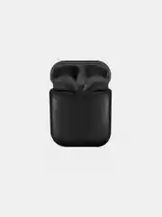 Черный беспроводные Bluetooth наушники i12 с микрофоном для  смартфона / TWS наушники