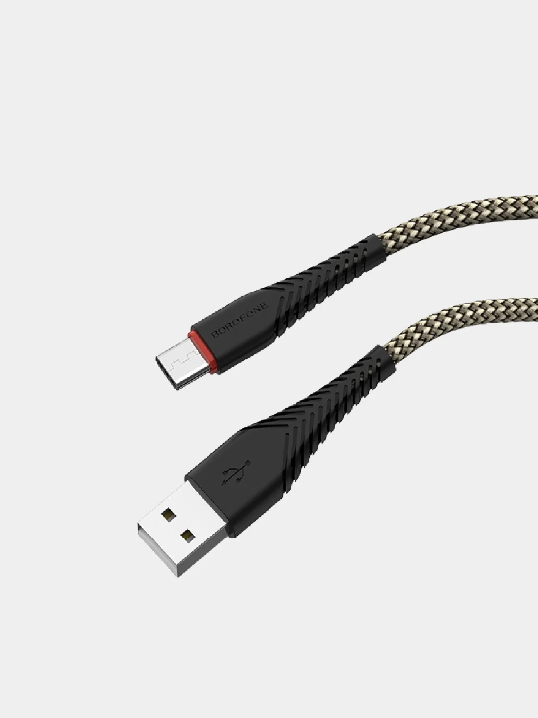 Белый кабель BOROFONE BX25 POWERFUL для быстрой зарядки, 2.4 А, 1 м
