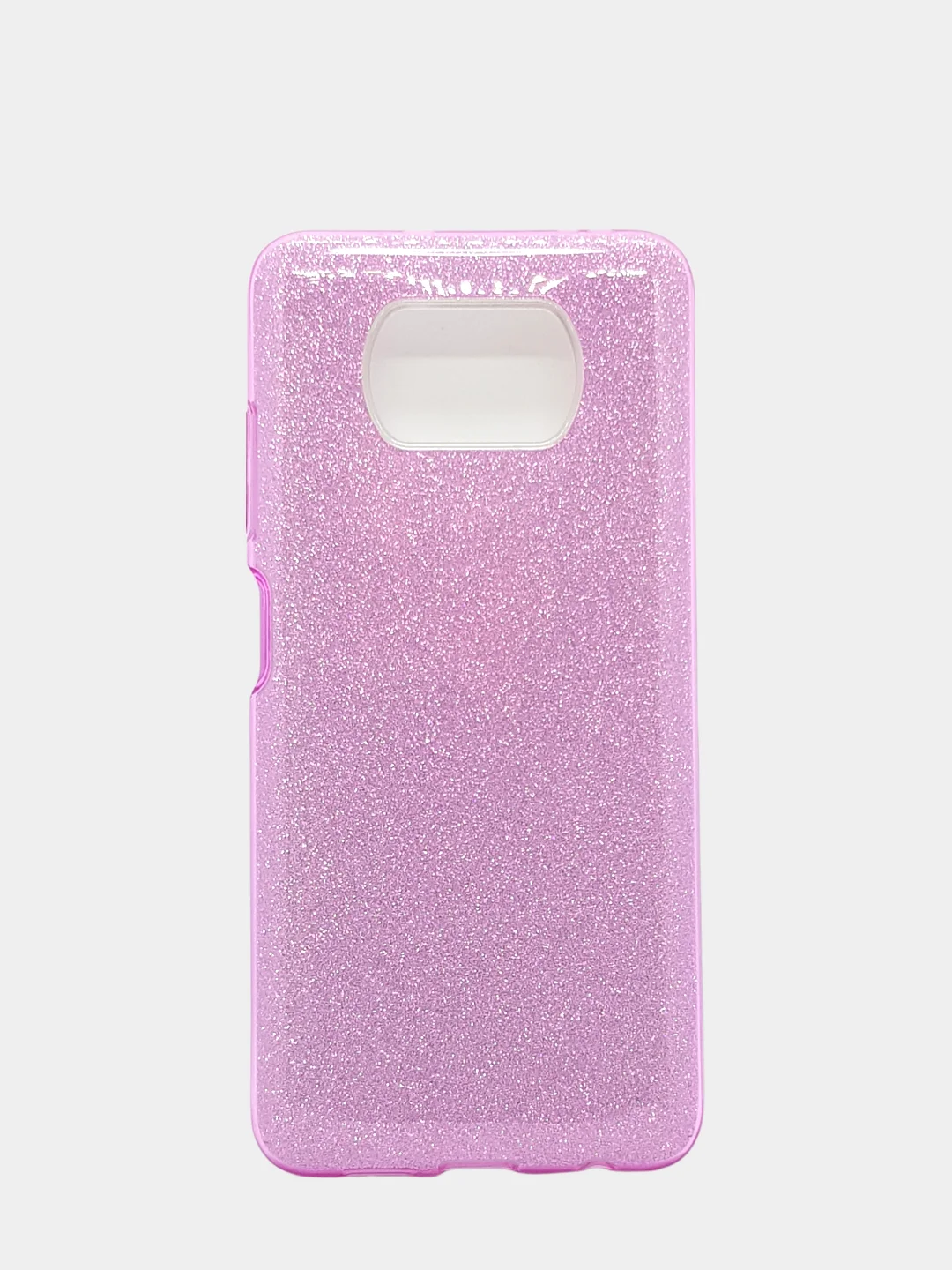 Лавандовый чехол блестящий Xiaomi Poco X3 NFC, Poco X3 Pro, накладка c блёстками