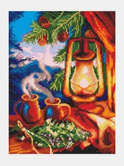 Алмазная мозаика "Сказочный вечер", 30 х 40