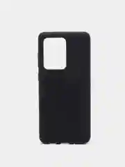 Черный чехол Samsung Galaxy S20 Ultra, Самсунг Галакси С20 Ультра, силиконовый цветной матовый