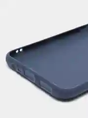 Темно-синий чехол Realme C3 / 5 / 6i Реалми С3 / 6ай силиконовый цветной матовый