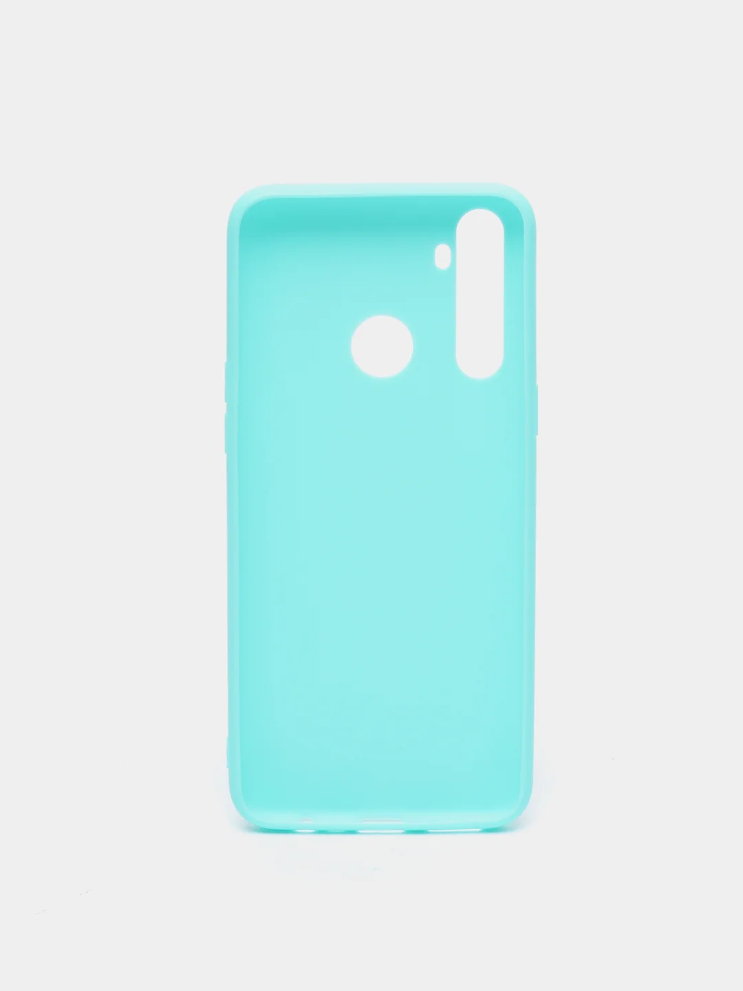 Бирюзовый чехол Realme C3 / 5 / 6i Реалми С3 / 6ай силиконовый цветной матовый
