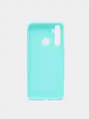 Бирюзовый чехол Realme C3 / 5 / 6i Реалми С3 / 6ай силиконовый цветной матовый