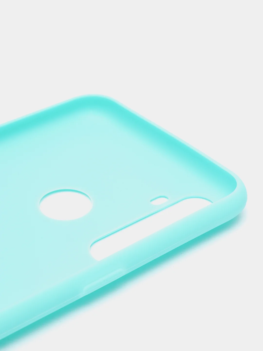 Бирюзовый чехол Realme C3 / 5 / 6i Реалми С3 / 6ай силиконовый цветной матовый