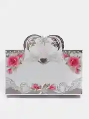Серый банкетная карточка, 50 х 95 мм, набор 5, 10 штук