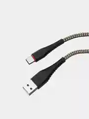 Черный кабель BOROFONE BX25 POWERFUL для быстрой зарядки, 2.4 А, 1 м