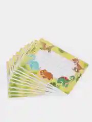 Желтый наклейки на тетради, набор из 10 штук, разные цвета